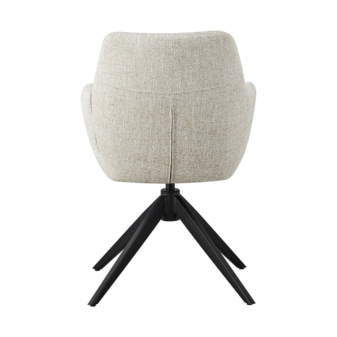 Silla Santiago Beige Vista Trasera