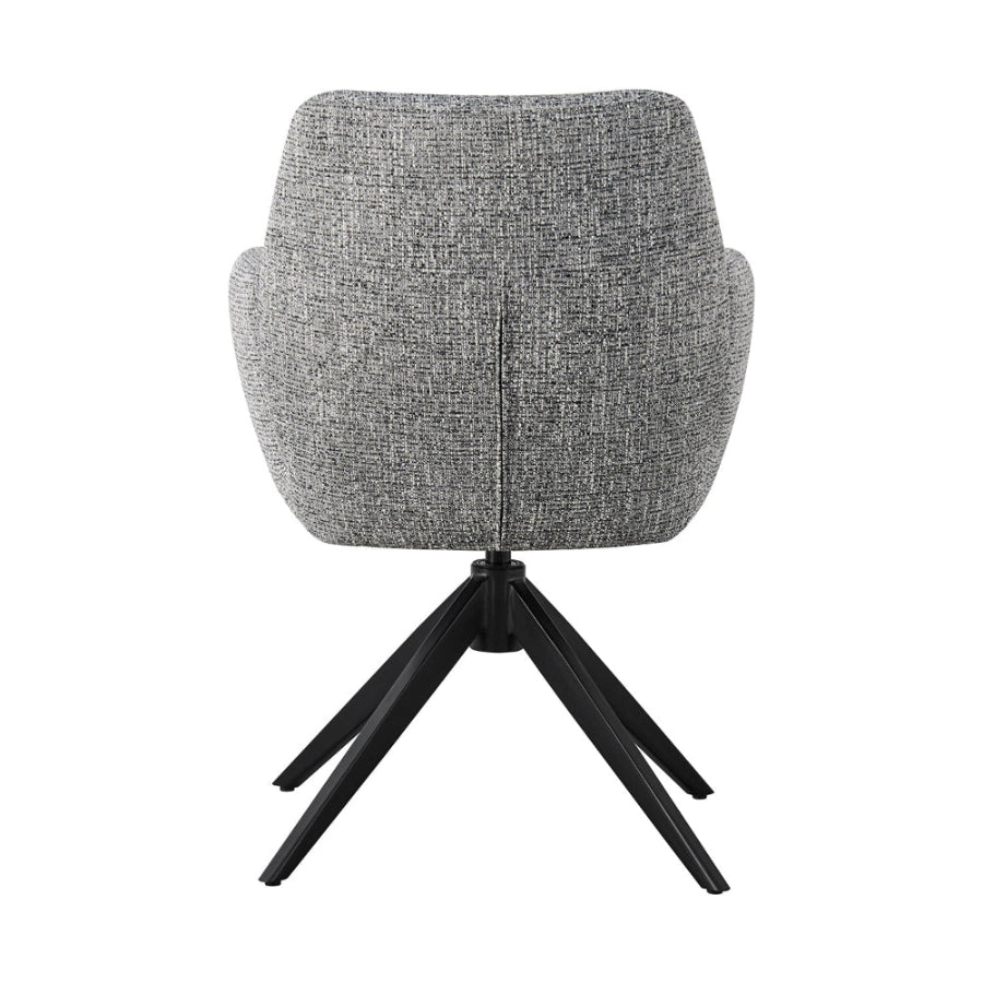 Silla Santiago Gris Vista Trasera