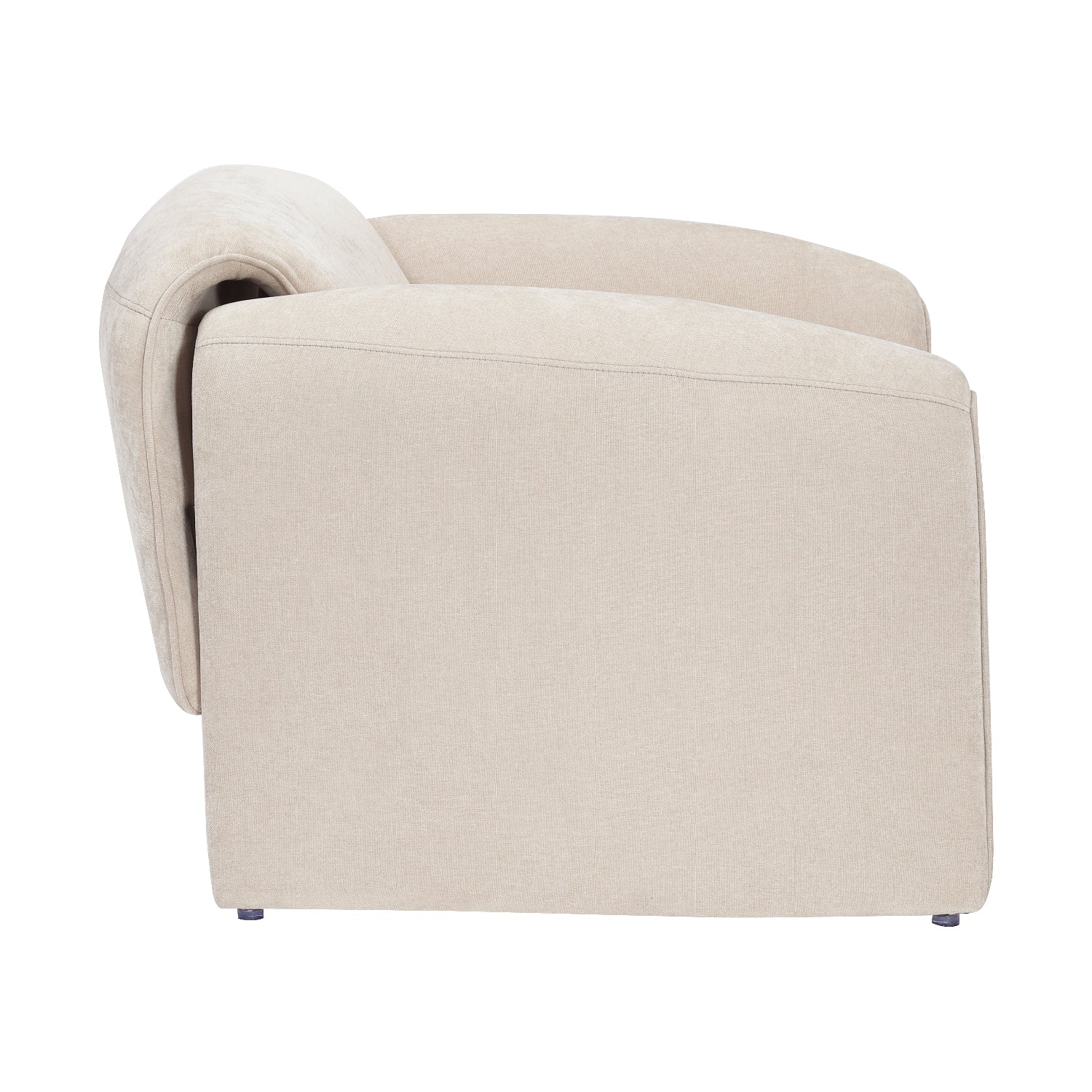 SILLON MELBOURNEE BEIGE VISTA LATERAL