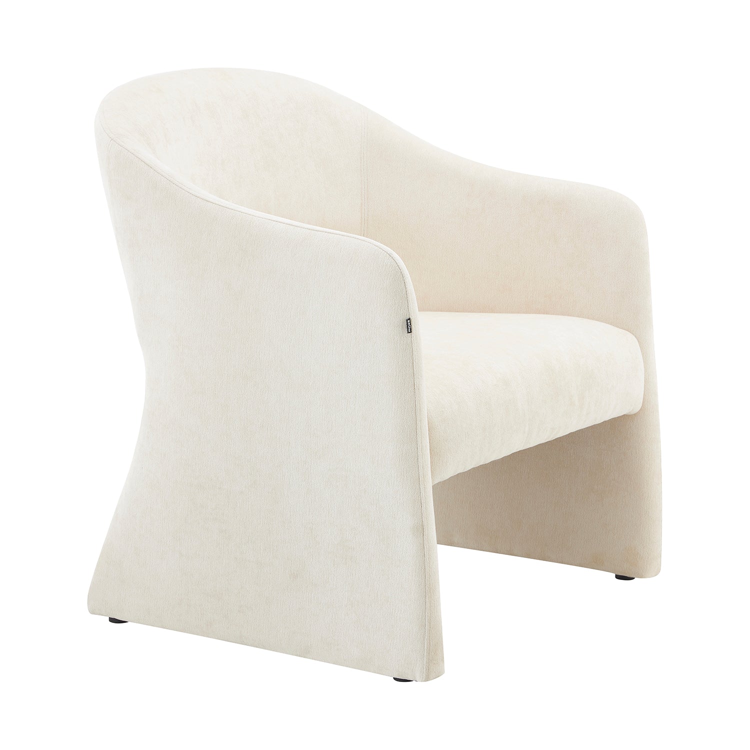 SILLON QUR BEIGE VISTA EN PERSPECTIVA PRONUNICADA