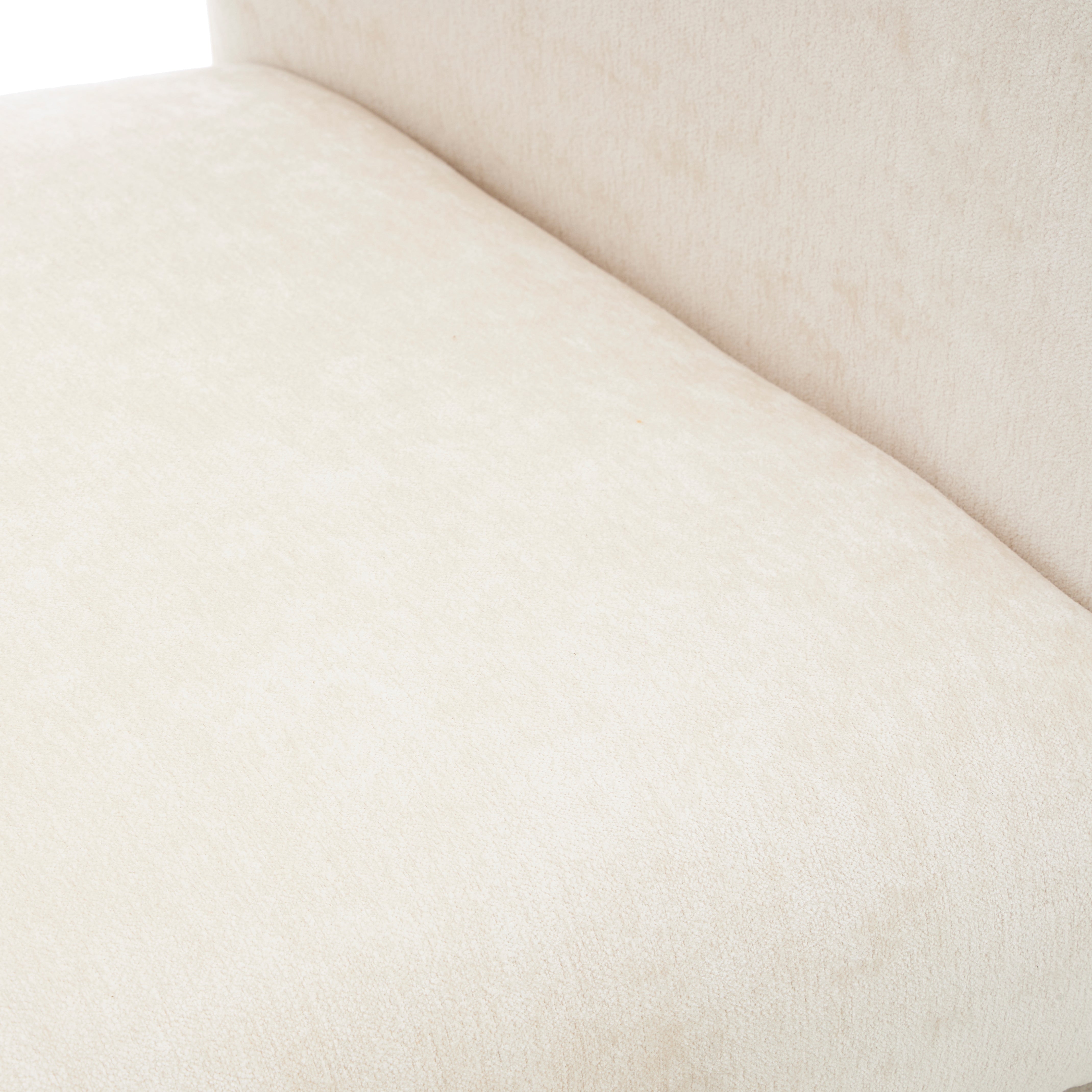 SILLON QUR BEIGE VISTA EN DETALLE DEL ASIENTO 