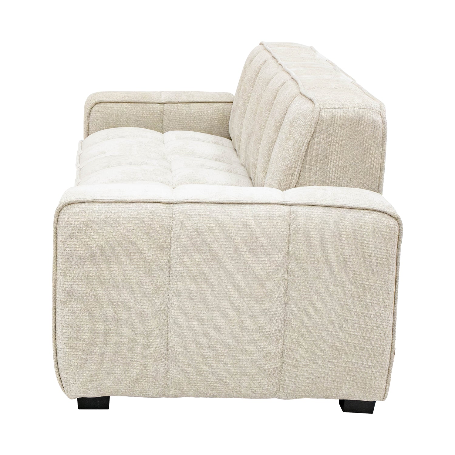 SOFA VERSALLES 3PLZS BEIGE VISTA LATERAL