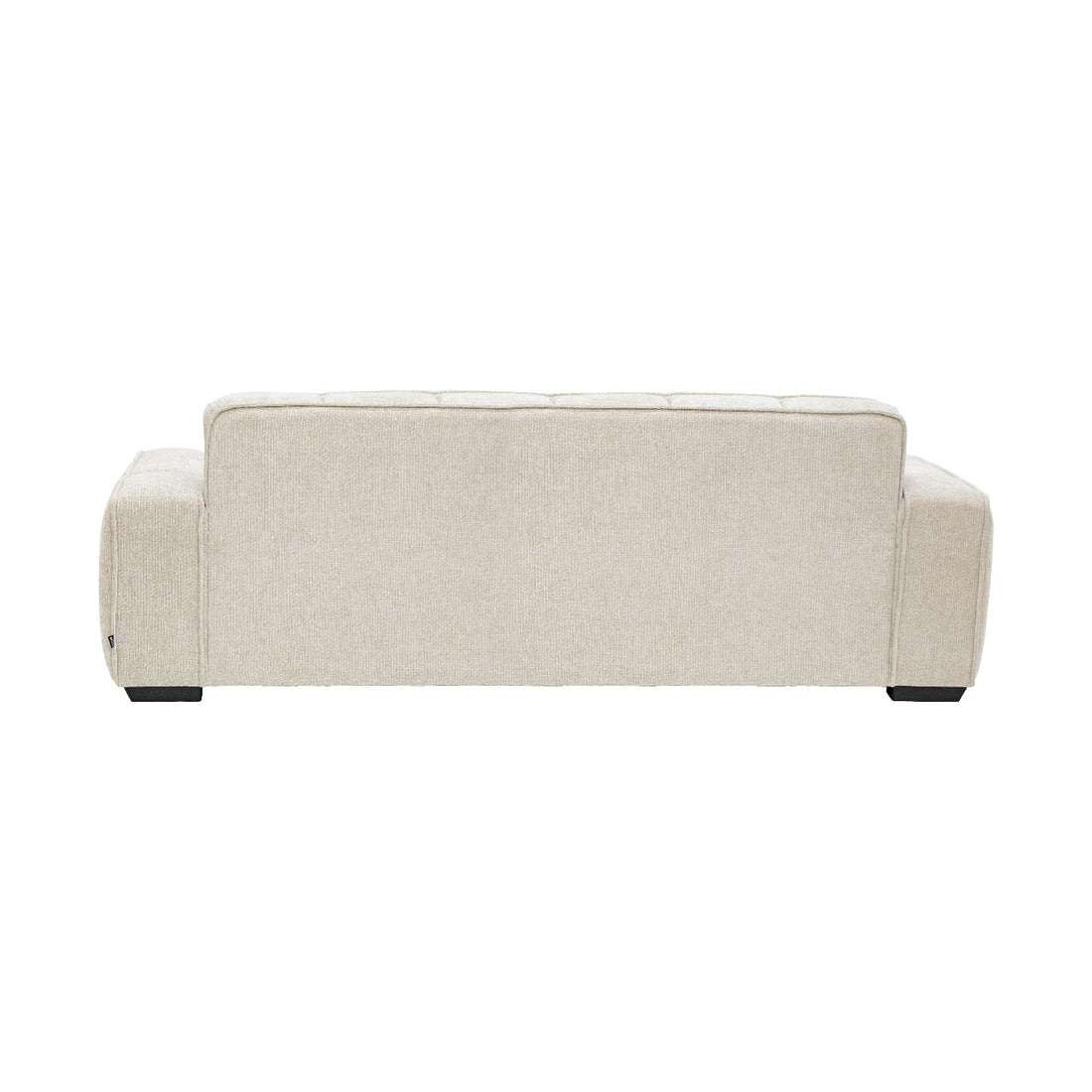 Sofá Versalles Beige 3 Plazas Vista Trasera