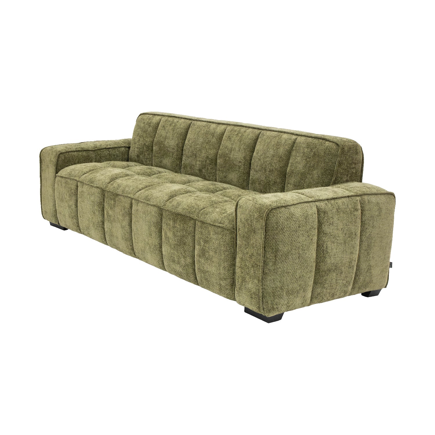 SOFA VERSALLES 3PLZS VERDE EN PERSPECTIVA PRONUNCIADA