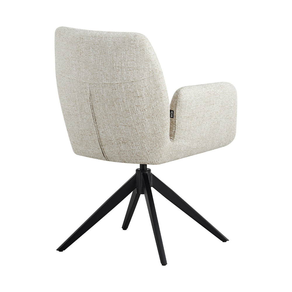 Silla Santiago Beige Vista Trasera