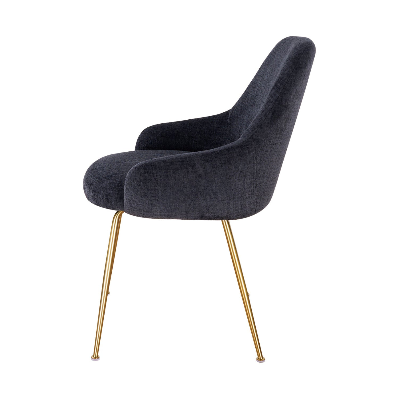 Silla Seul Negra Vista Lateral