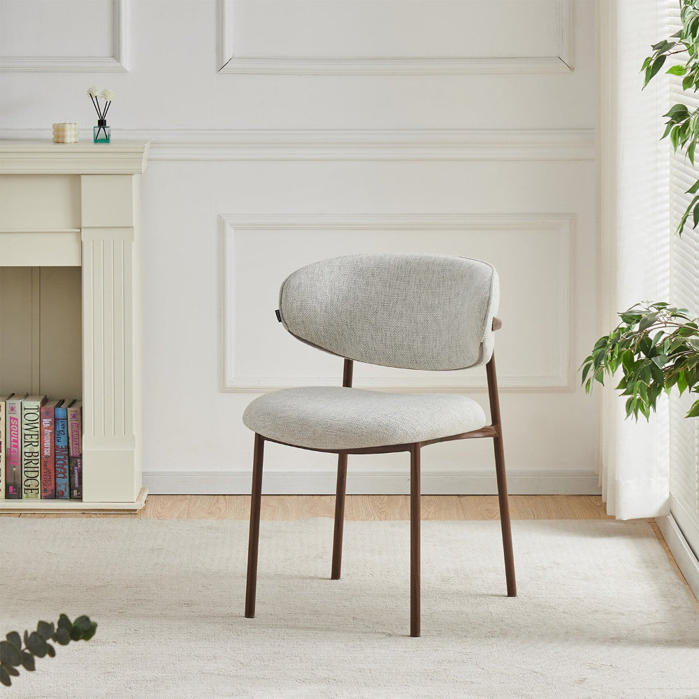 Silla Silicia Gris Vista en Perspectiva