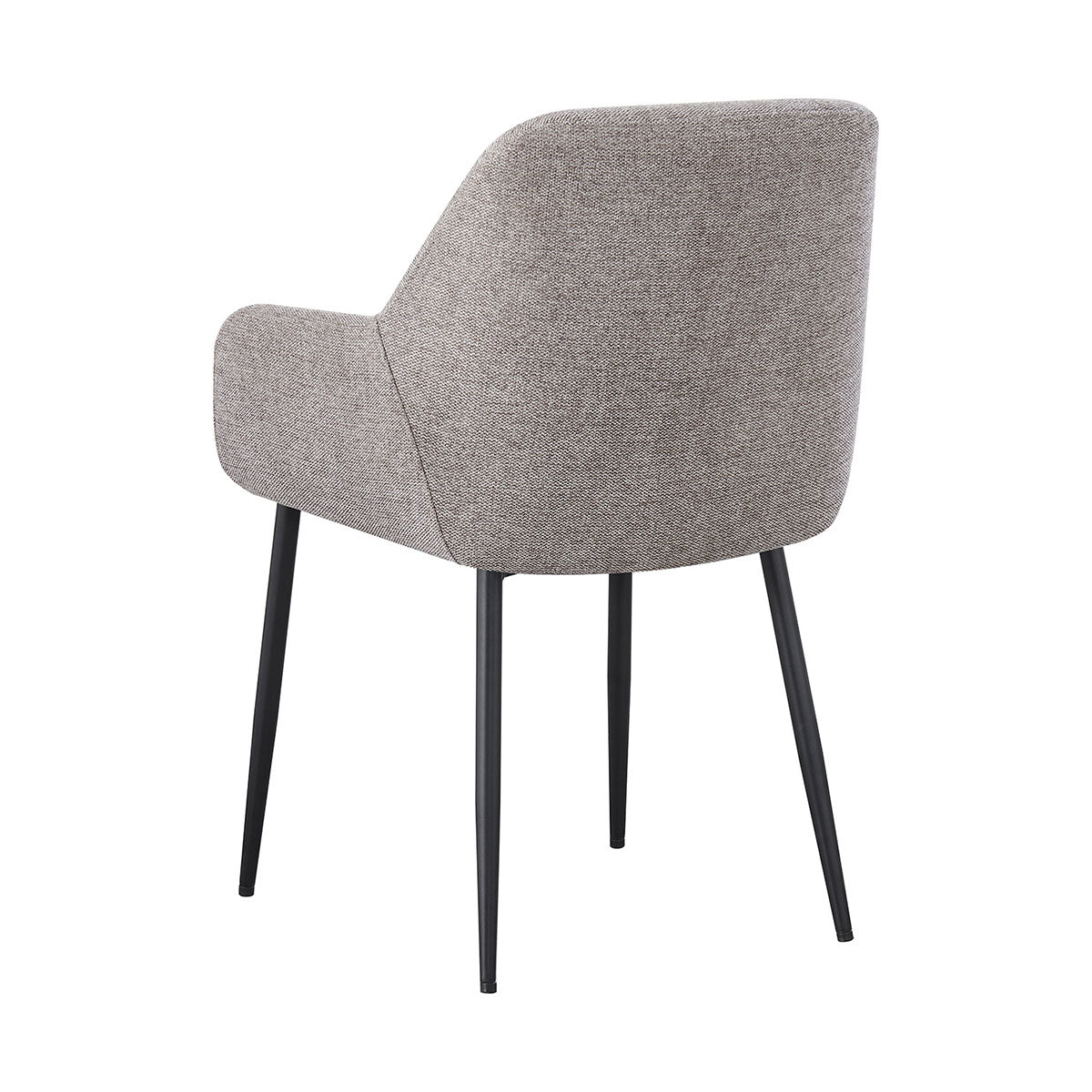 Silla Faro Café Fondo Blanco Vista en Perspectiva Trasera