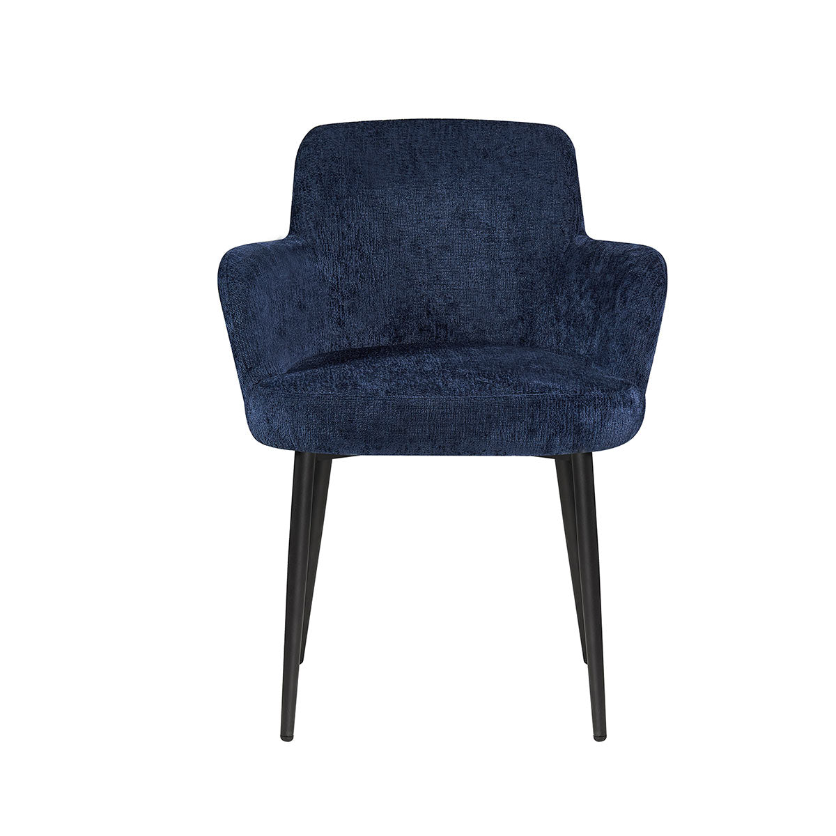 Silla Moscow  Azul Fondo Blanco Vista Frontal