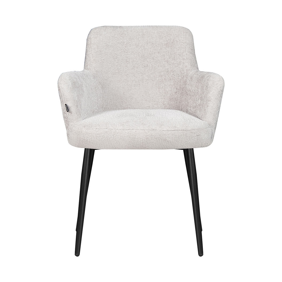 Silla Moscow Gris Fondo Blanco Vista Frontal