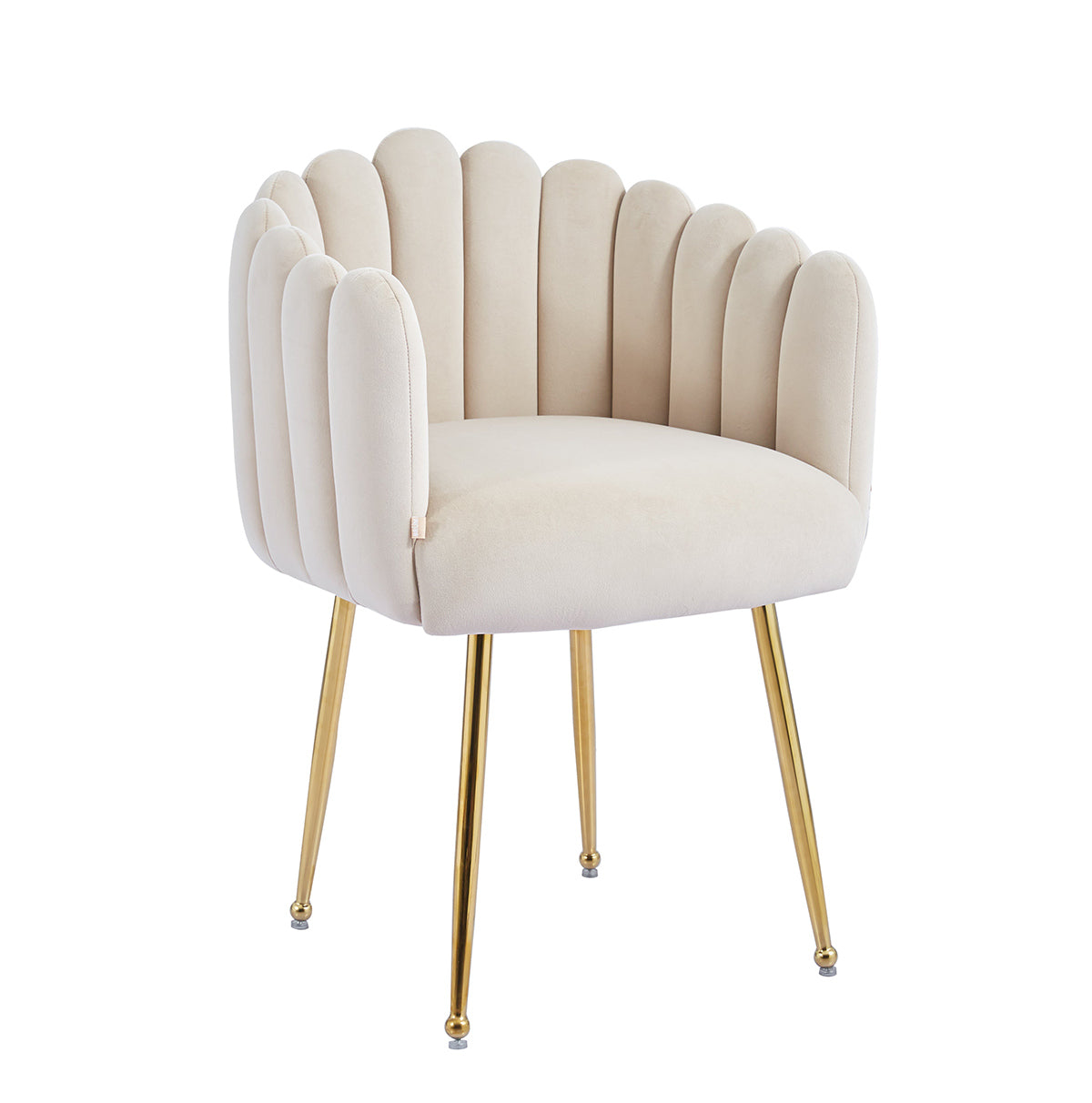 Silla Munich Beige Vista en Perspectiva