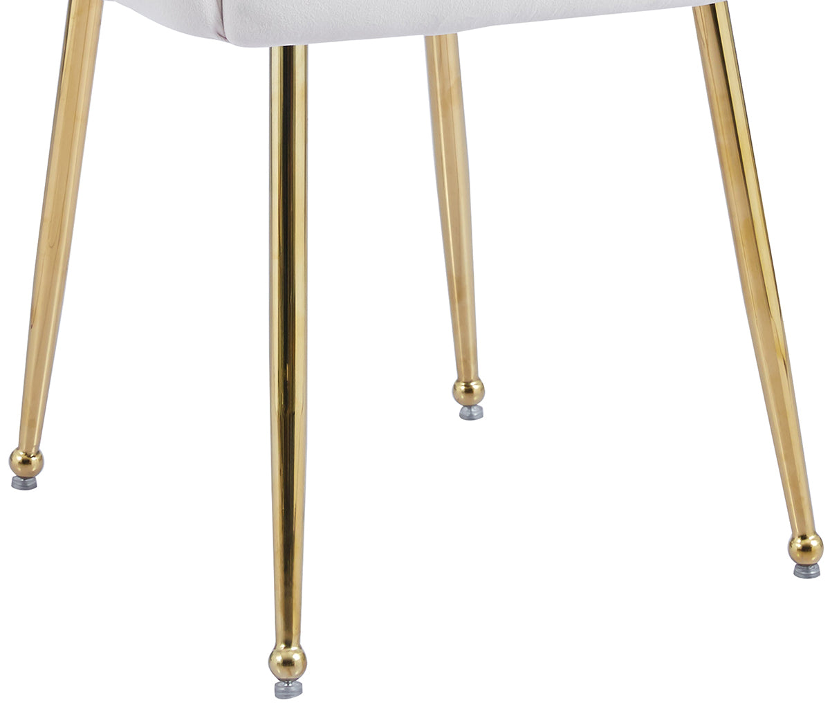 Silla Munich Crema Vista en Patas