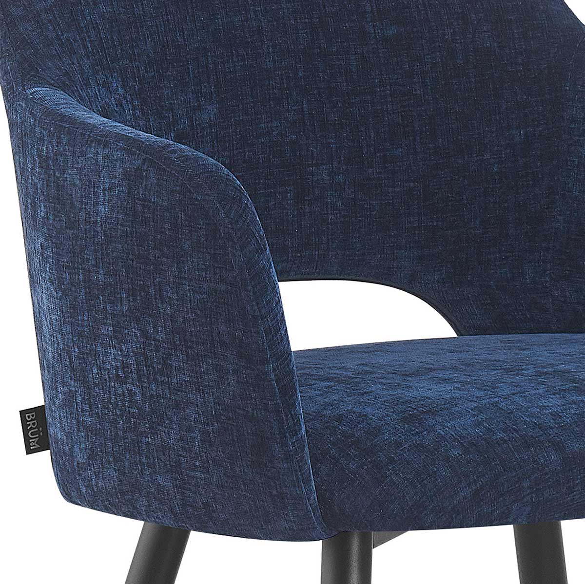 Silla Paris Azul Vista Detalle