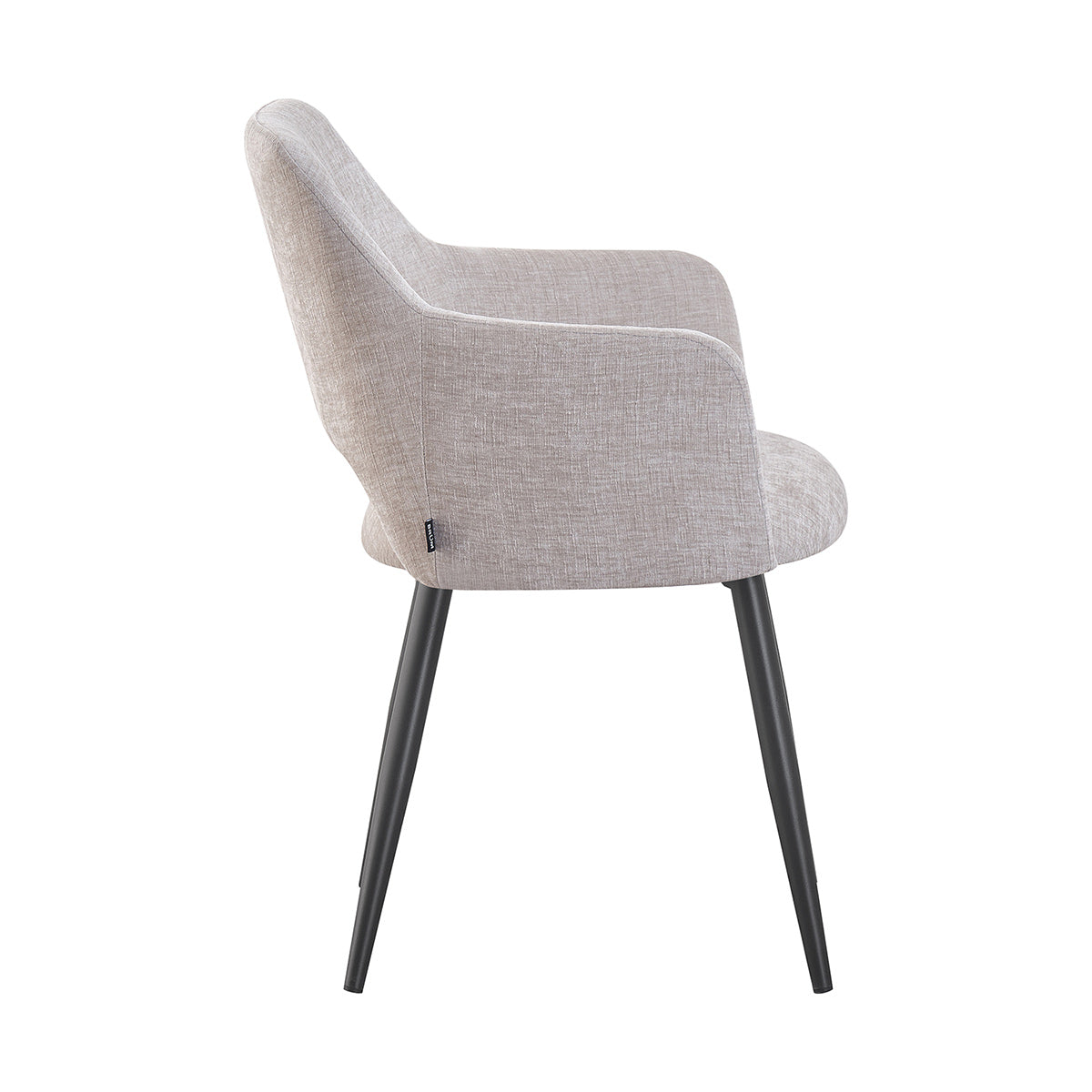 Silla Paris Greige Vista Lateral