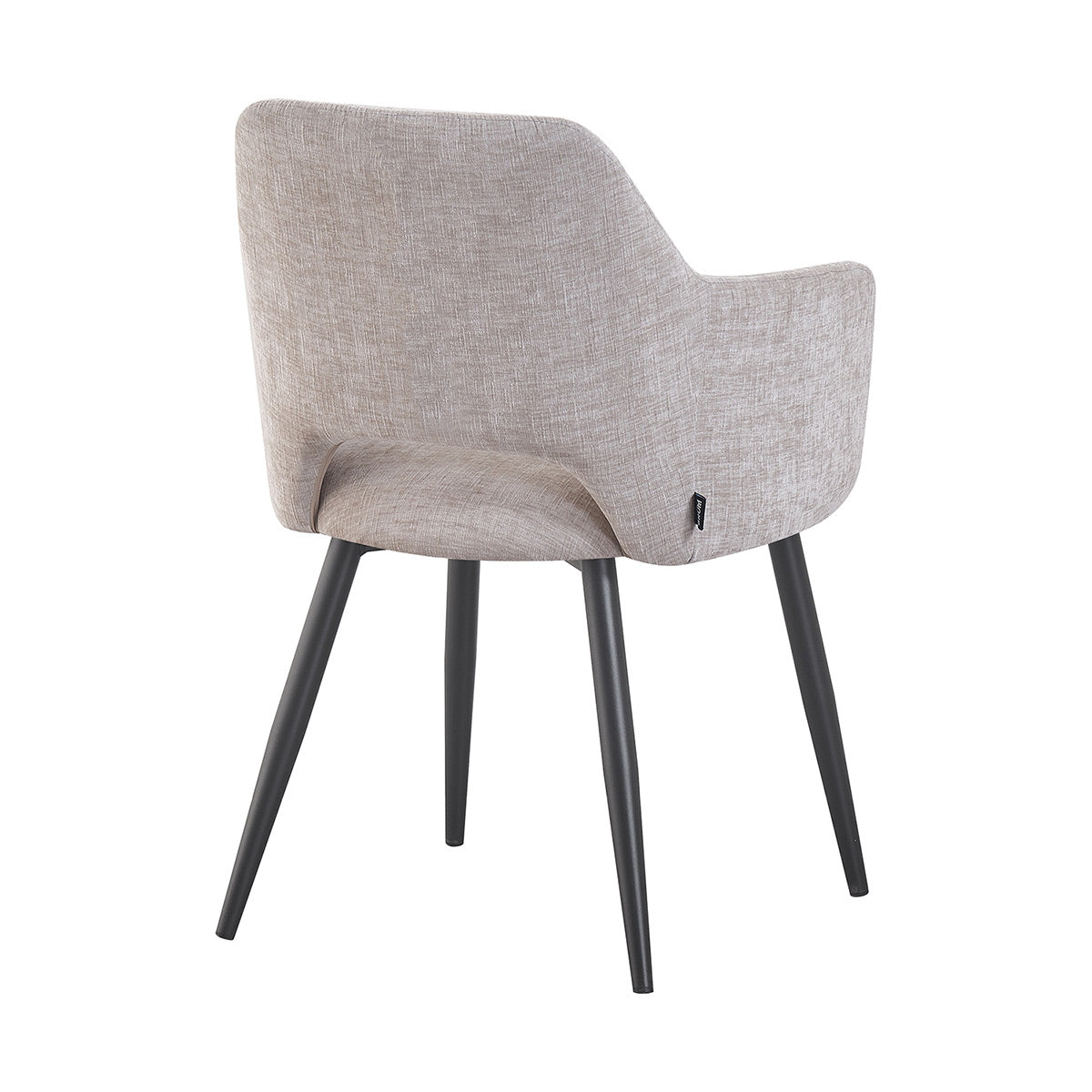 Silla Paris Greige Vista en Perspectiva Trasera