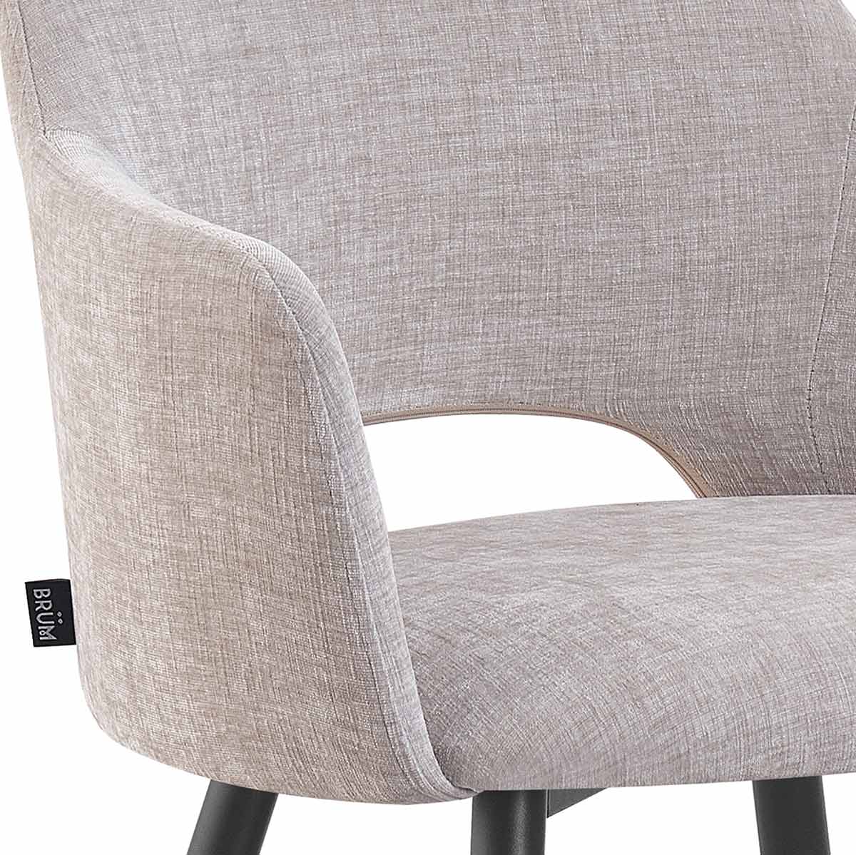 Silla Paris Greige Vista Detalle