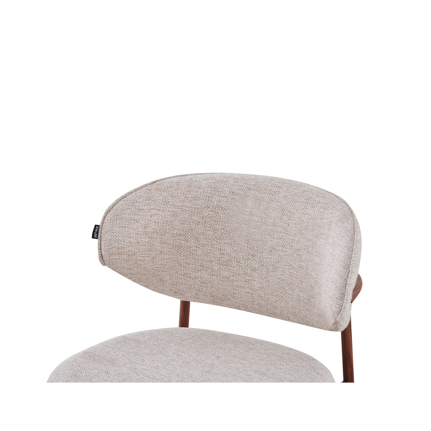 Silla Silicia Beige Vista a Detalle Respaldo