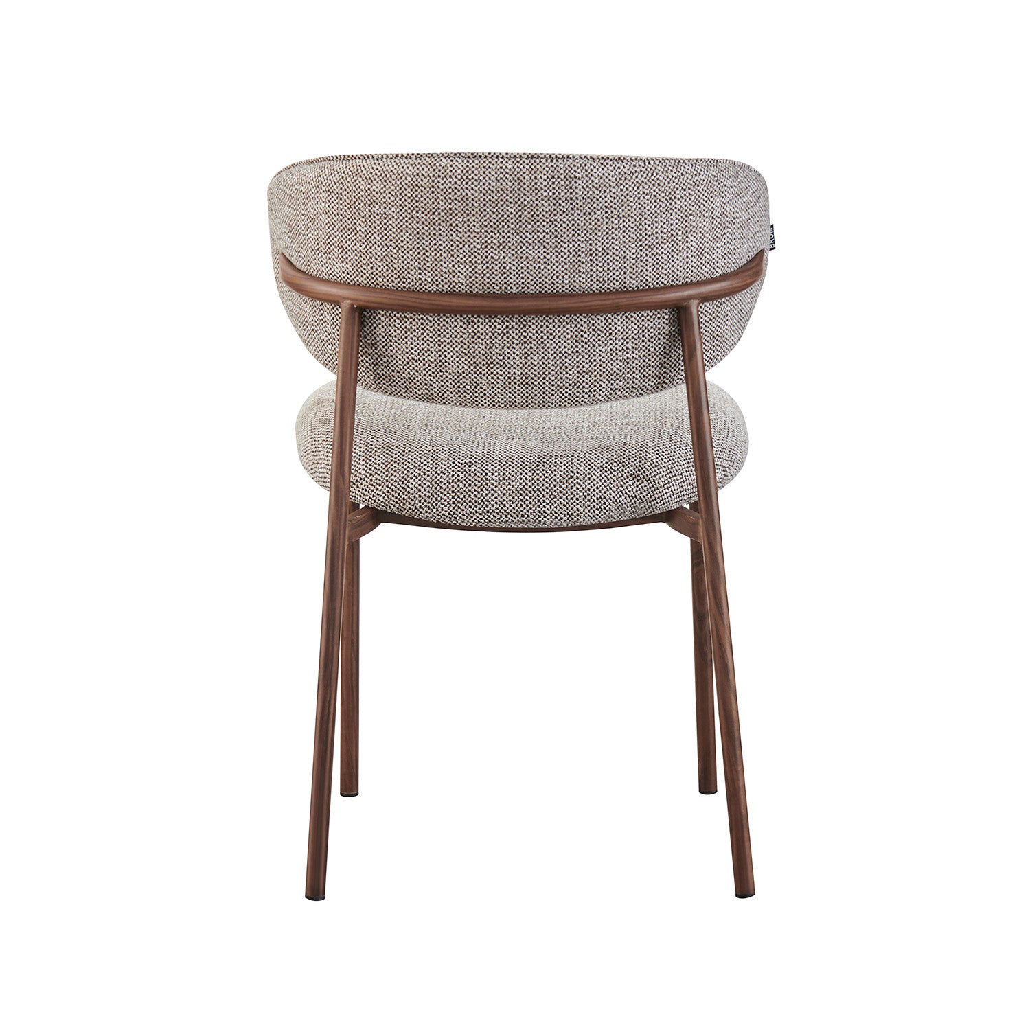 Silla Silicia Marron Vista Trasera