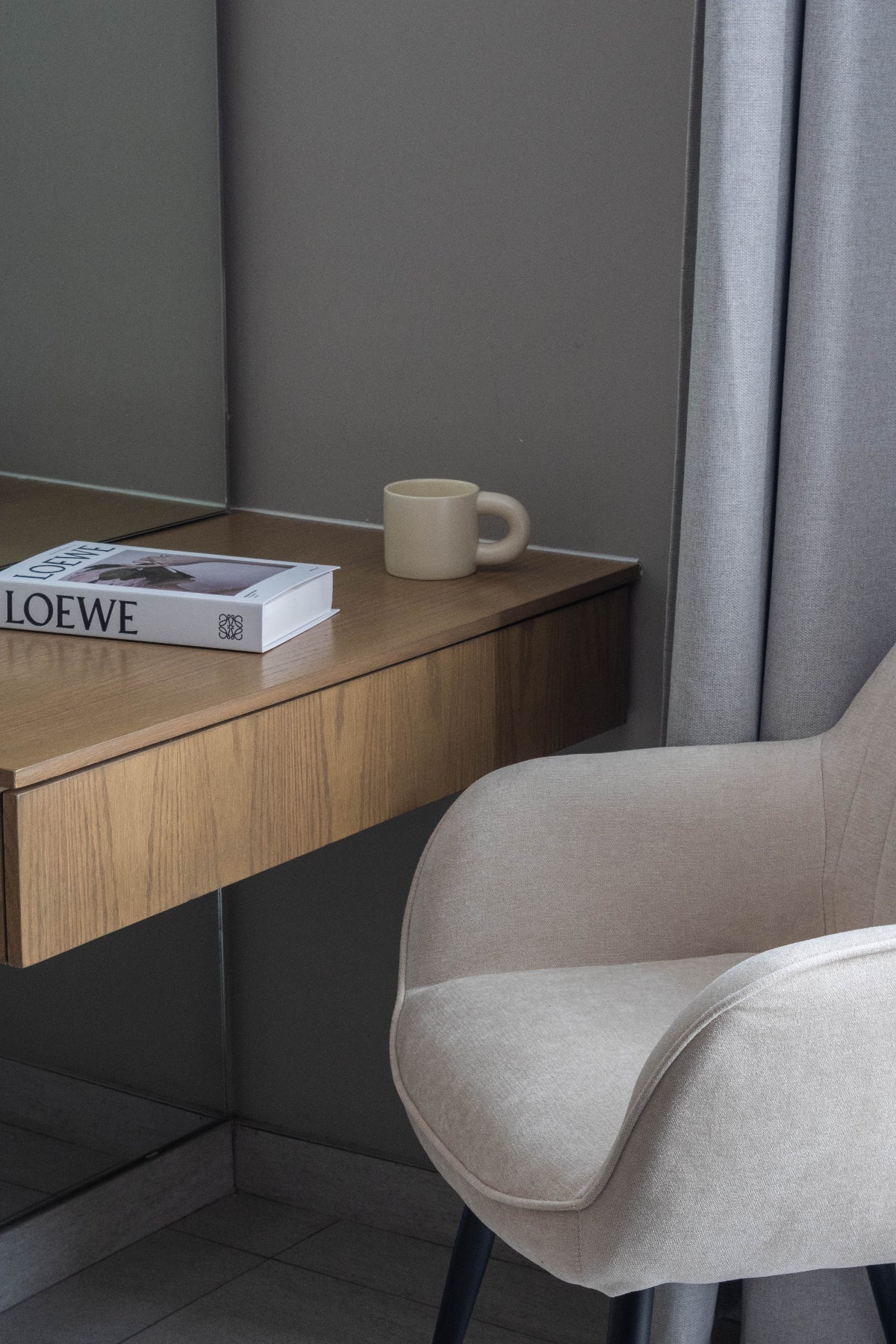 Sillas Manchester Beige Vista a Detalle Asiento