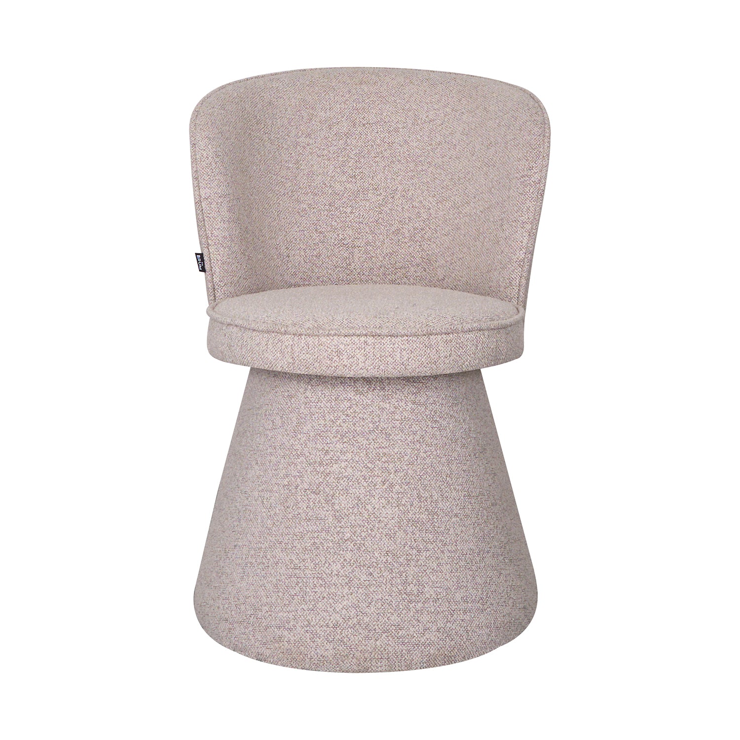 Silla Modena Gris fondo blanco vista frontal