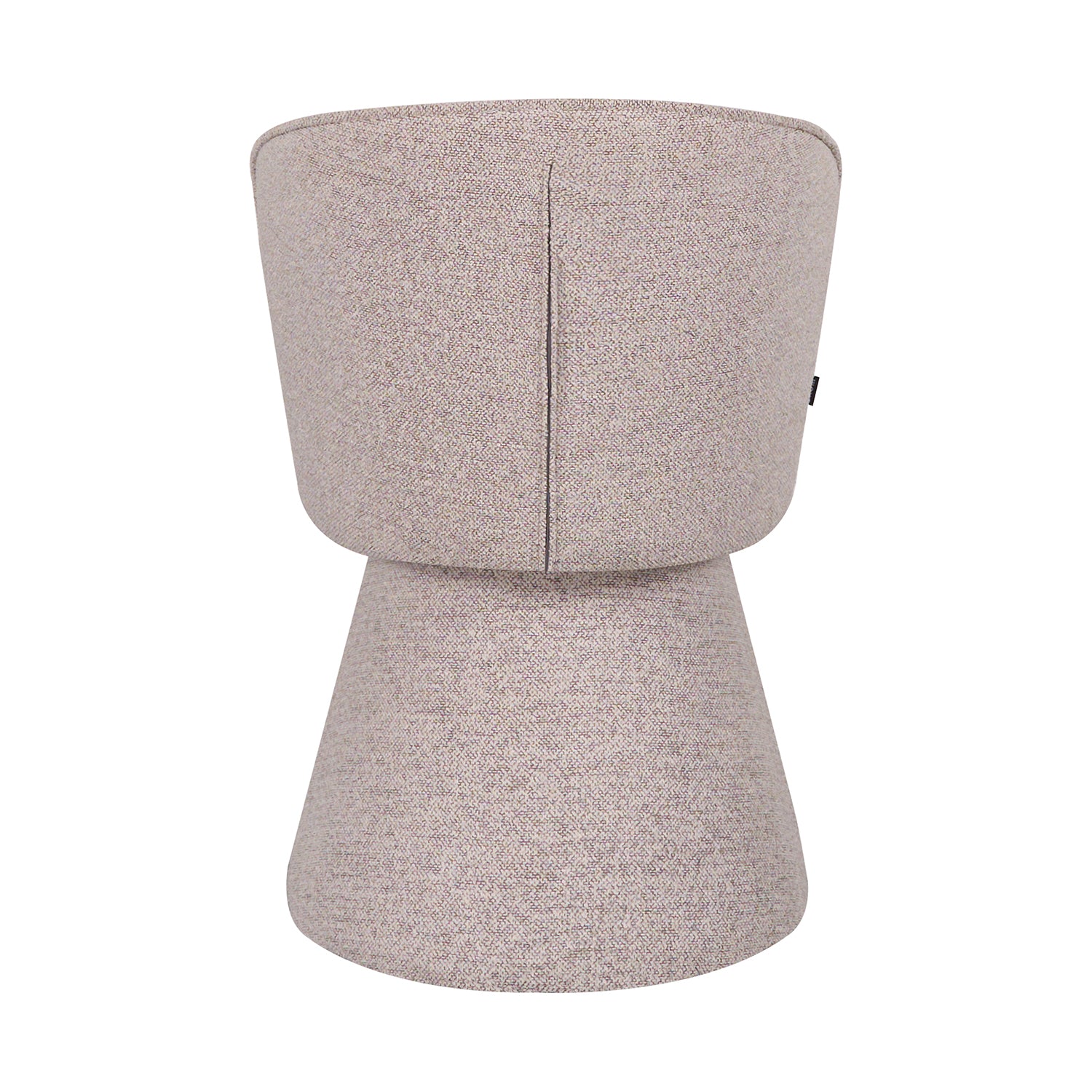 Silla Modena Gris fondo blanco vista Trasera
