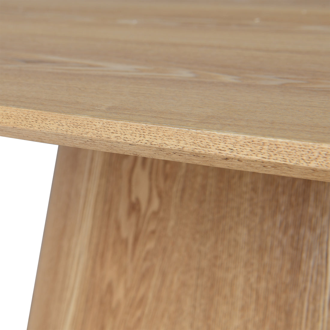 Mesa de Comedor Tokio Natural Vista Lateral