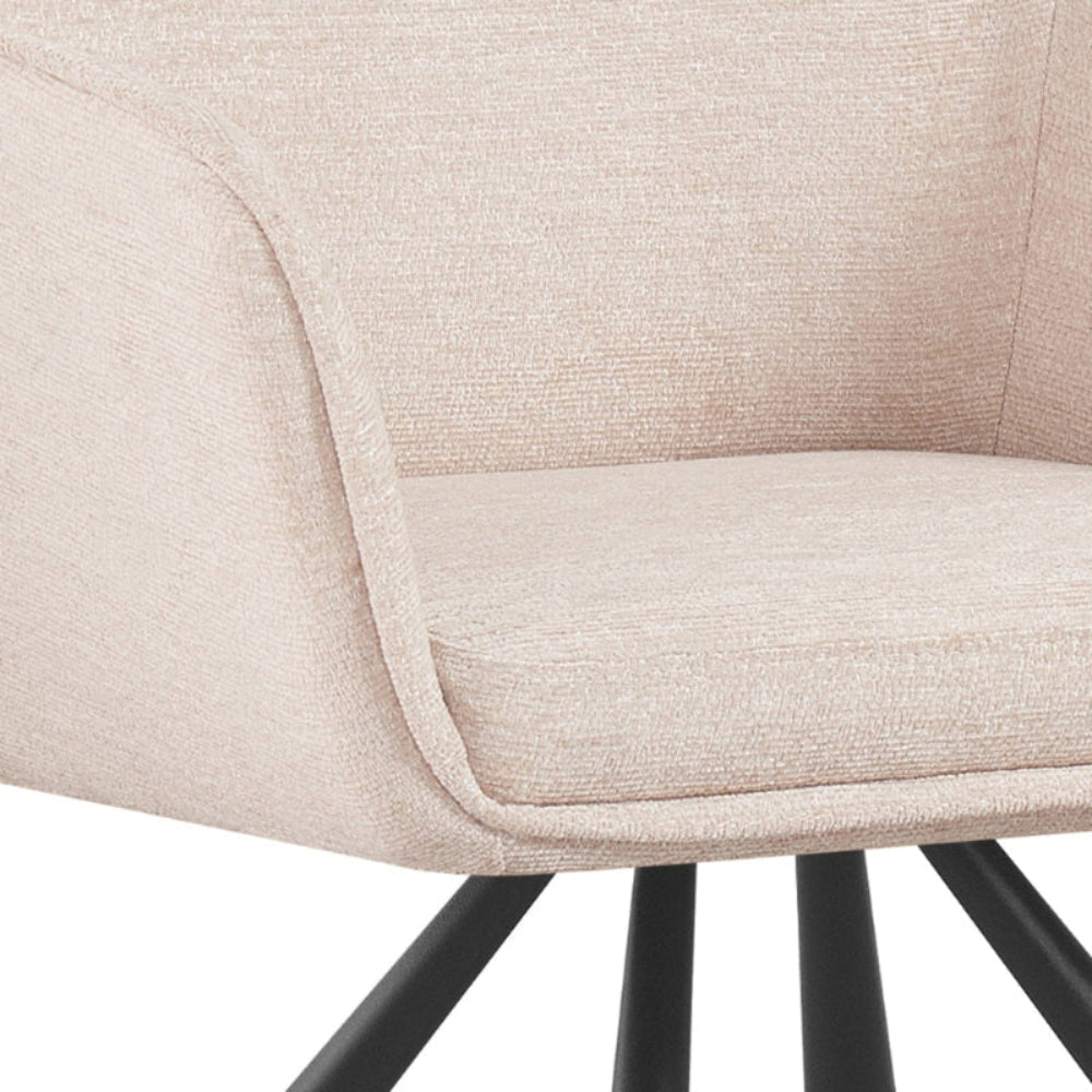 Silla Giratoria Tripoli Beige Vista a Detalle