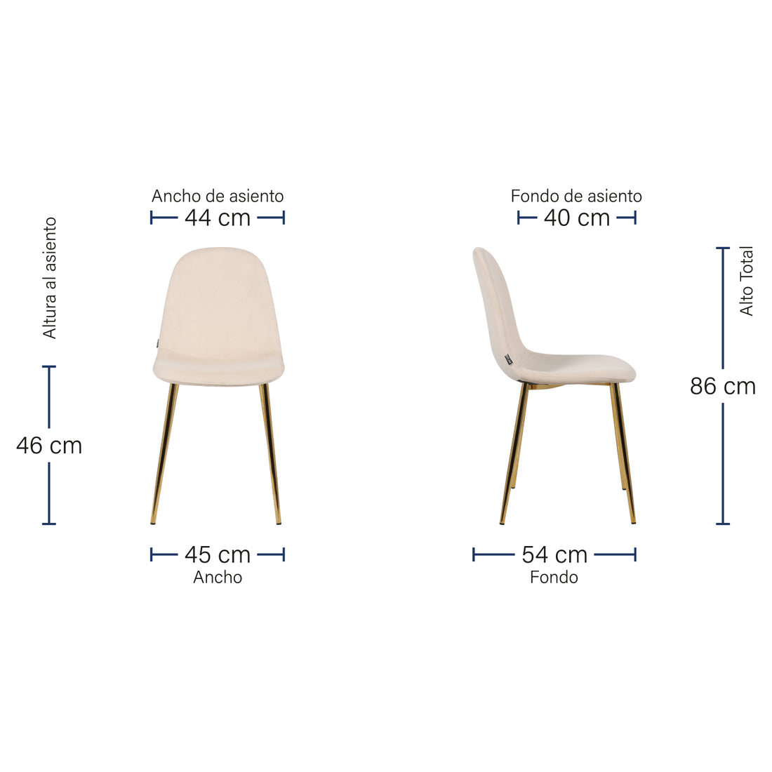 Silla Verona Medidas