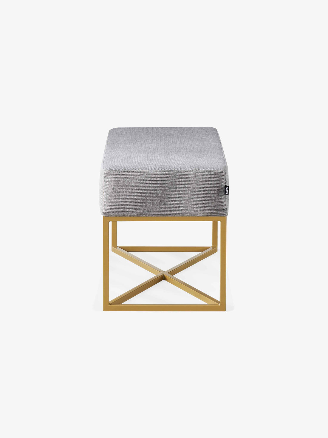 Banca Annecy 110cm Gris Vista Lateral