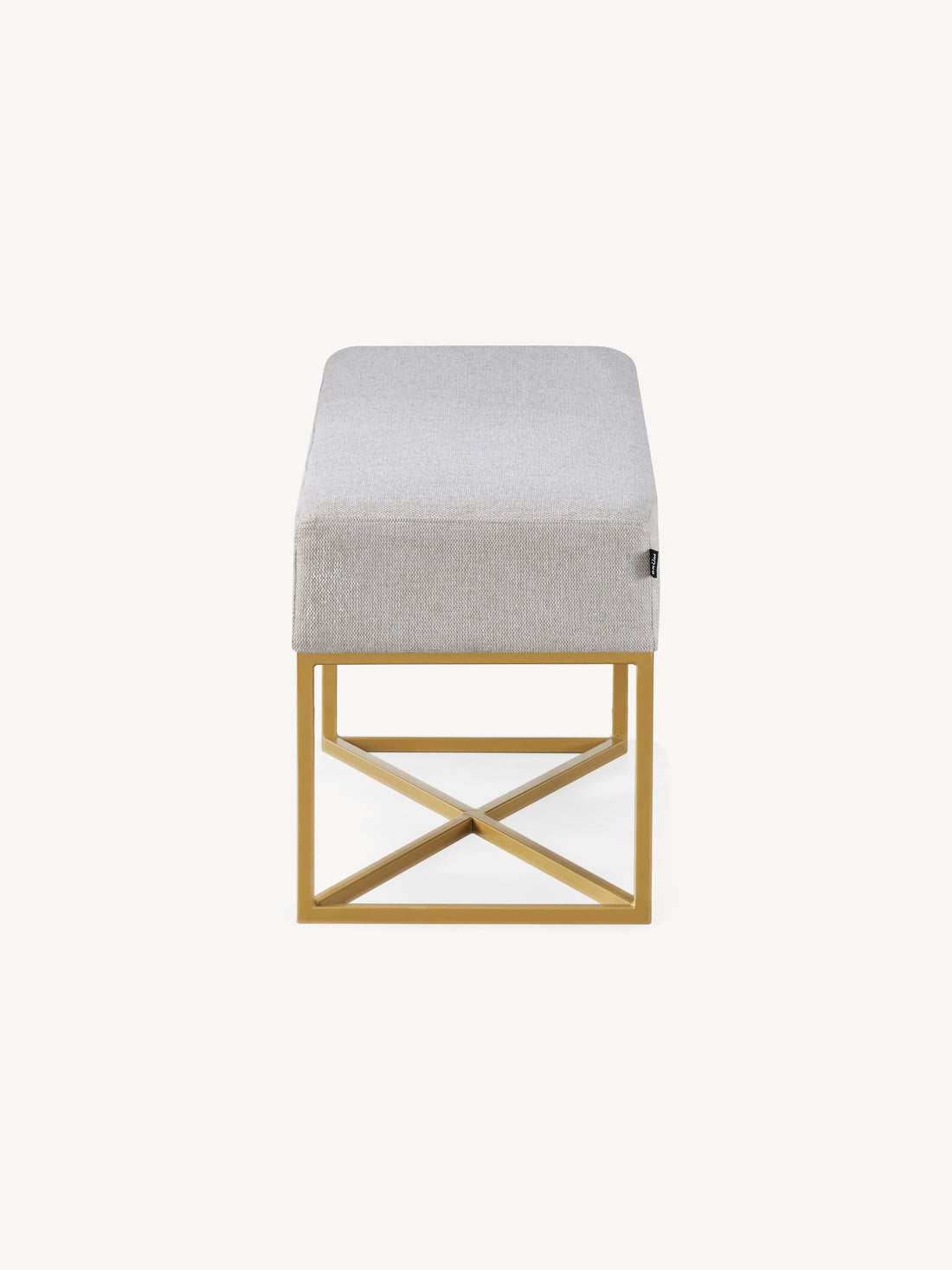 Banca Annecy 140cm Beige Vista Lateral