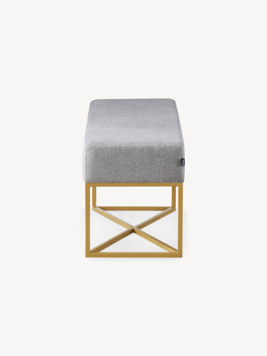 Banca Annecy 140cm Gris Vista Lateral