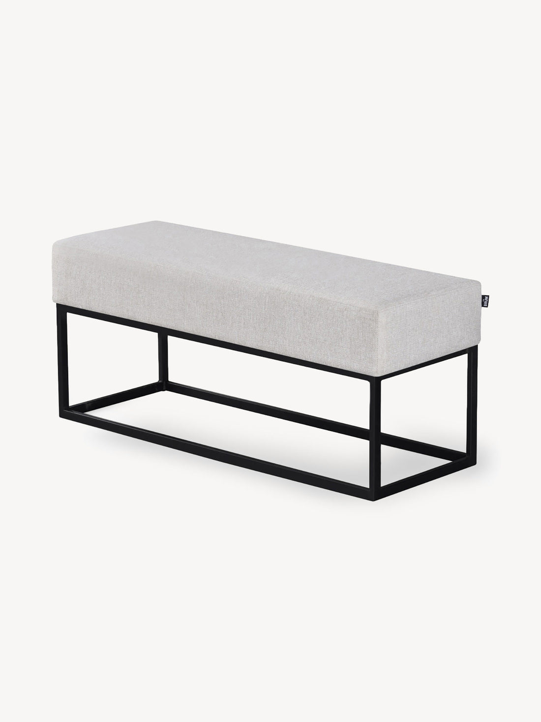 Banca Clermont 110cm Beige Vista en Perspectiva