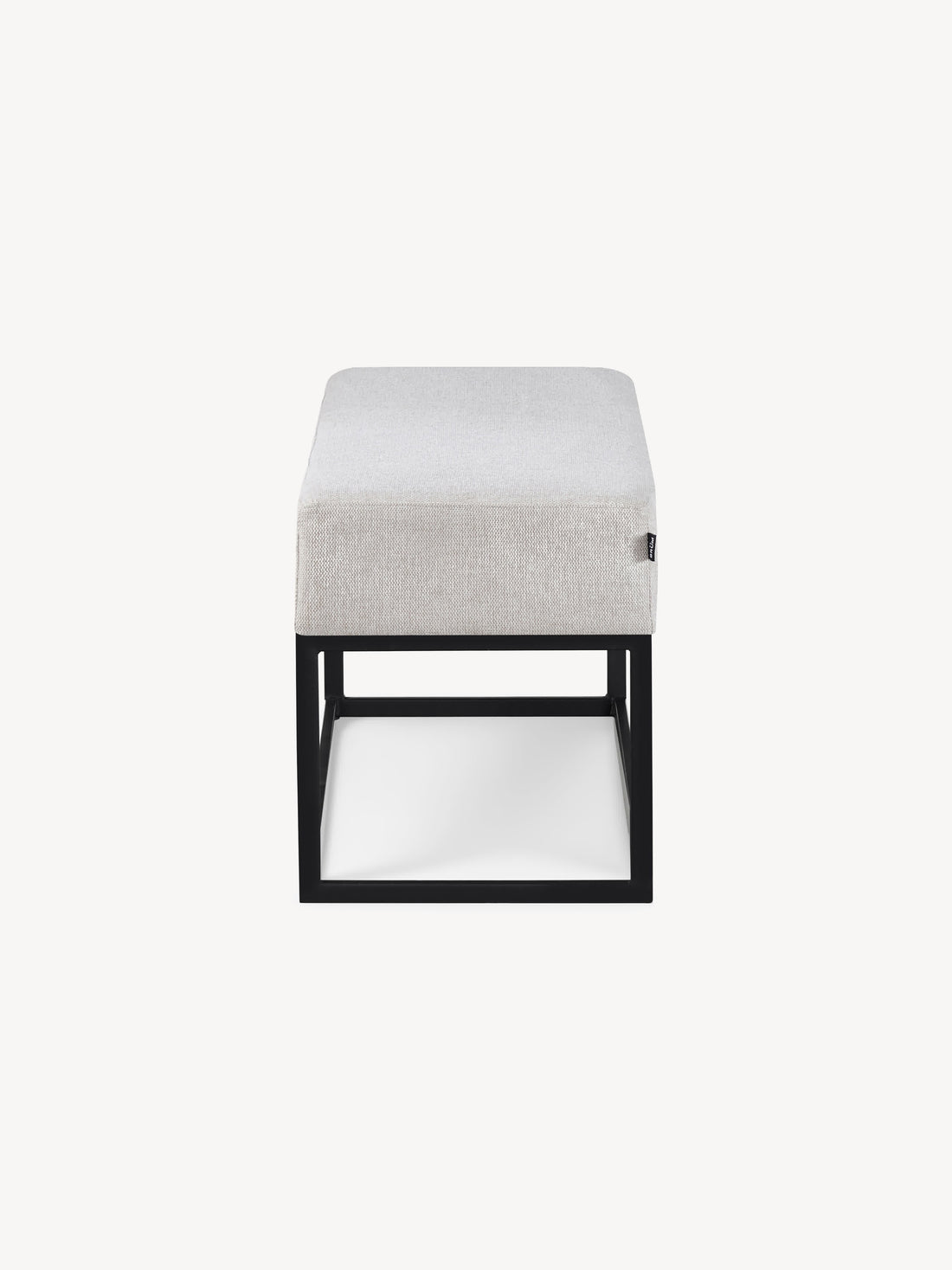 Banca Clermont 110cm Beige Vista Lateral
