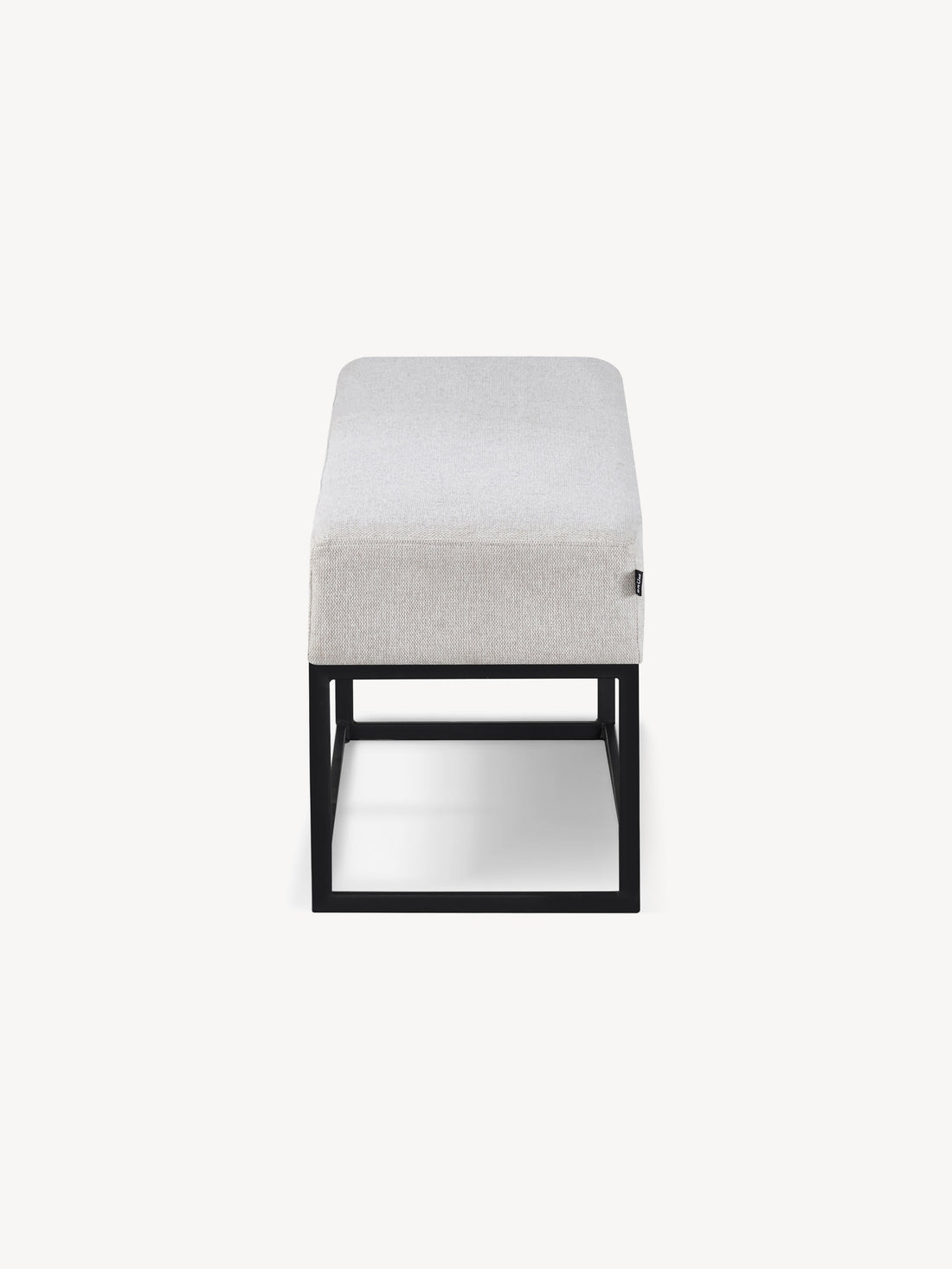 Banca Clermont 140cm Beige Vista Lateral