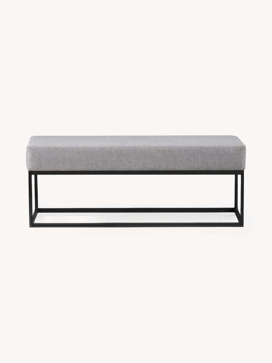 Banca Clermont 140cm Gris Vista Frontal