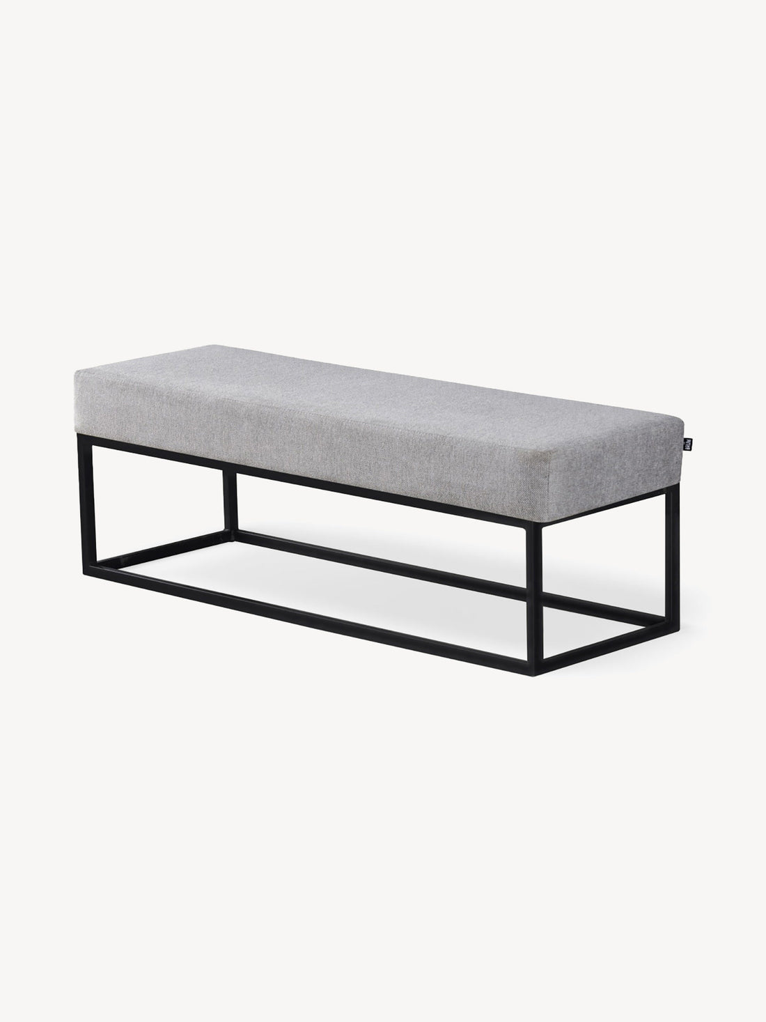 Banca Clermont 140cm Gris Vista en Perspectiva