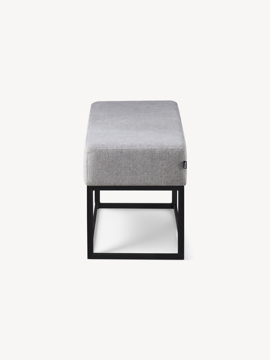 Banca Clermont 140cm Gris Vista Lateral