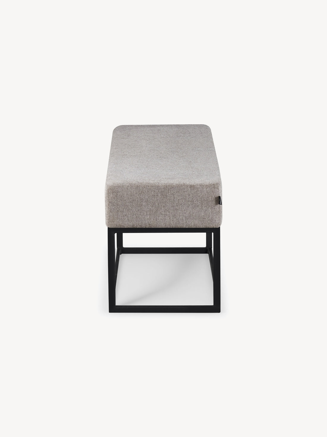 Banca Clermont 140cm Taupé Vista Lateral