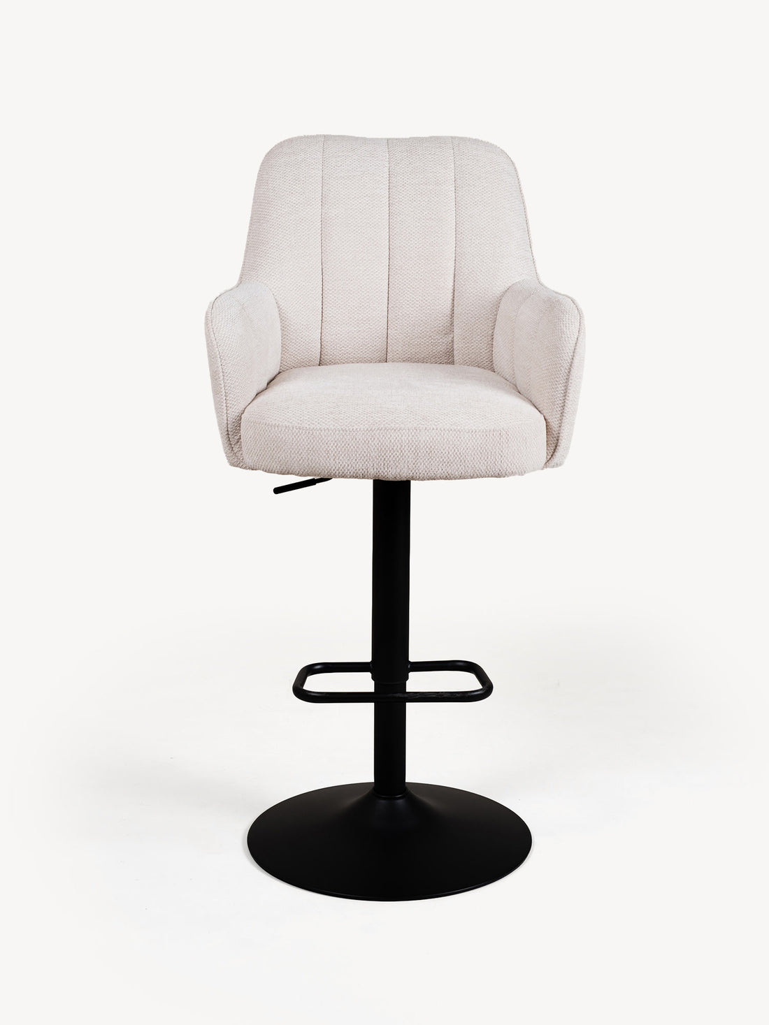 Banco Alto Amsterdam Beige Vista Frontal