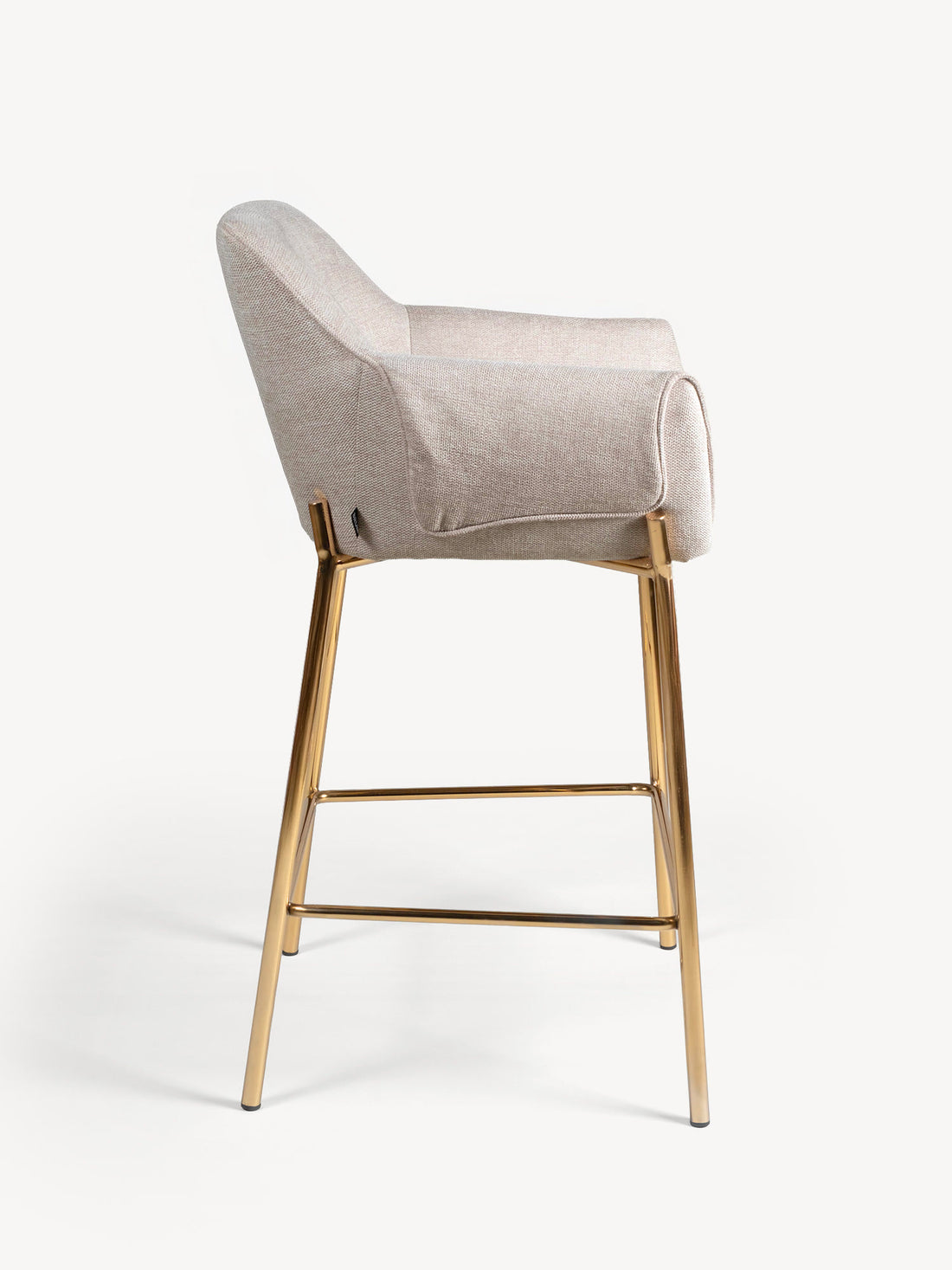Banco Toronto Beige Vista Lateral