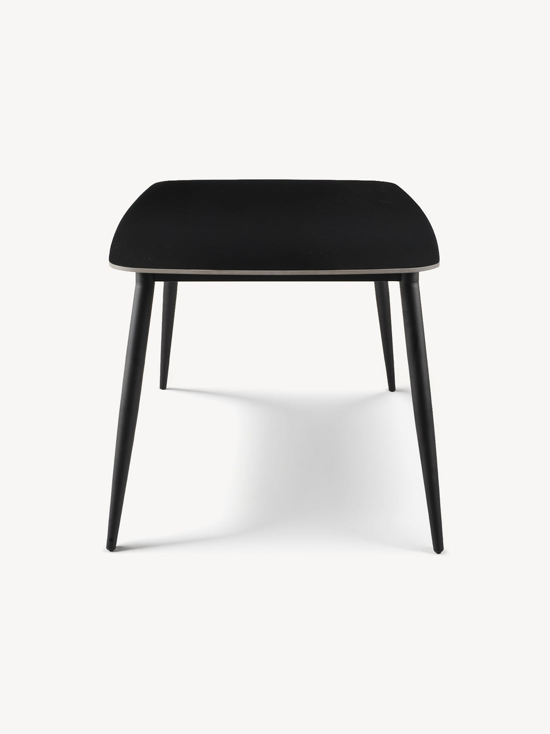 Mesa de Comedor Bangkok Noir 160cm Vista Lateral