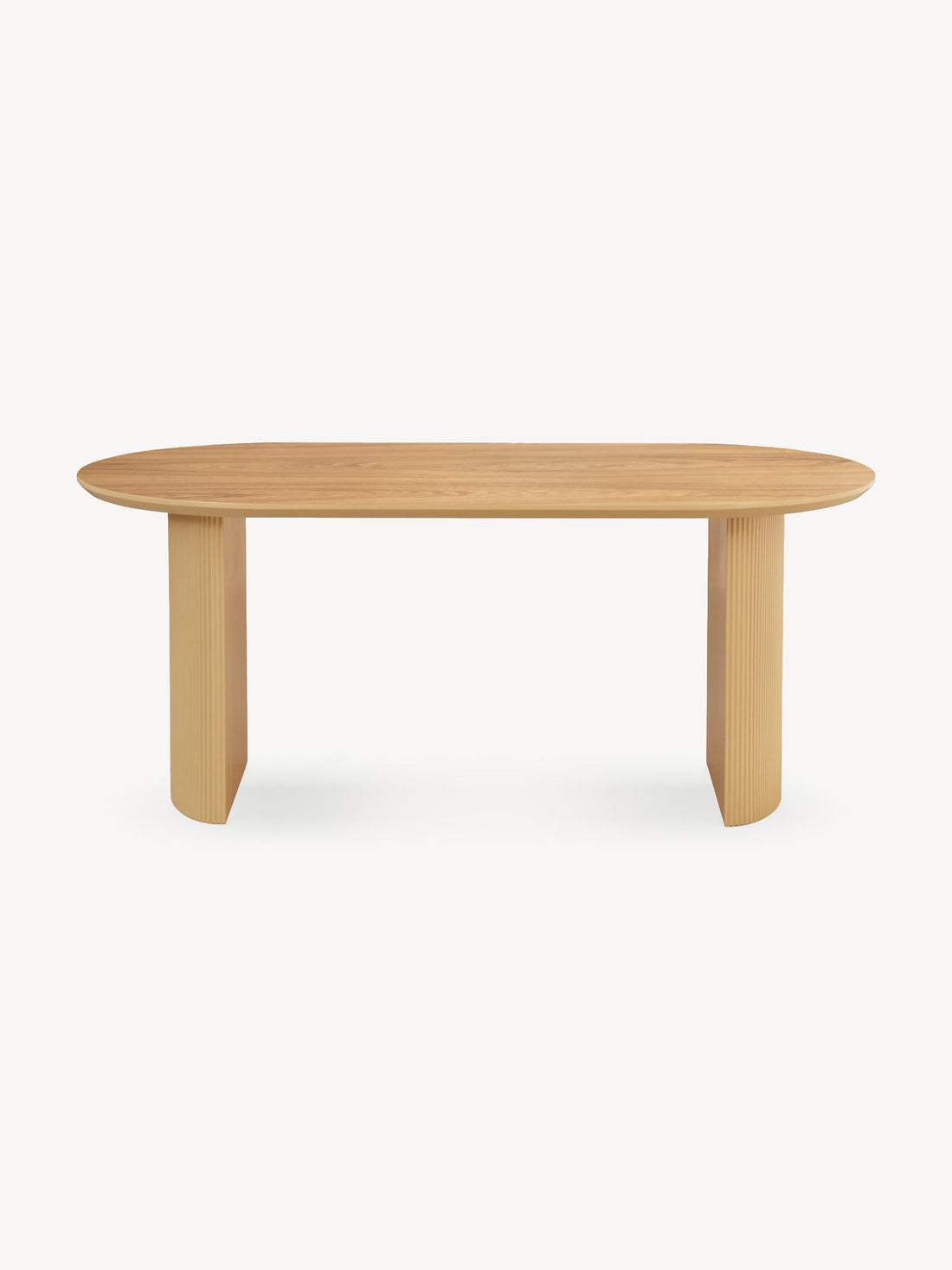 Mesa de Comedor Chipre Natural 180cm Vista Frontal