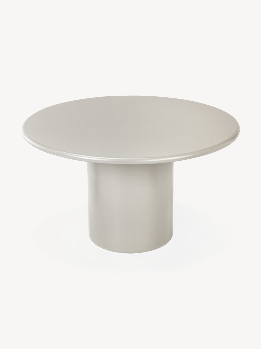 Mesa de Comedor Montenegro Crema Vista en Perspectiva