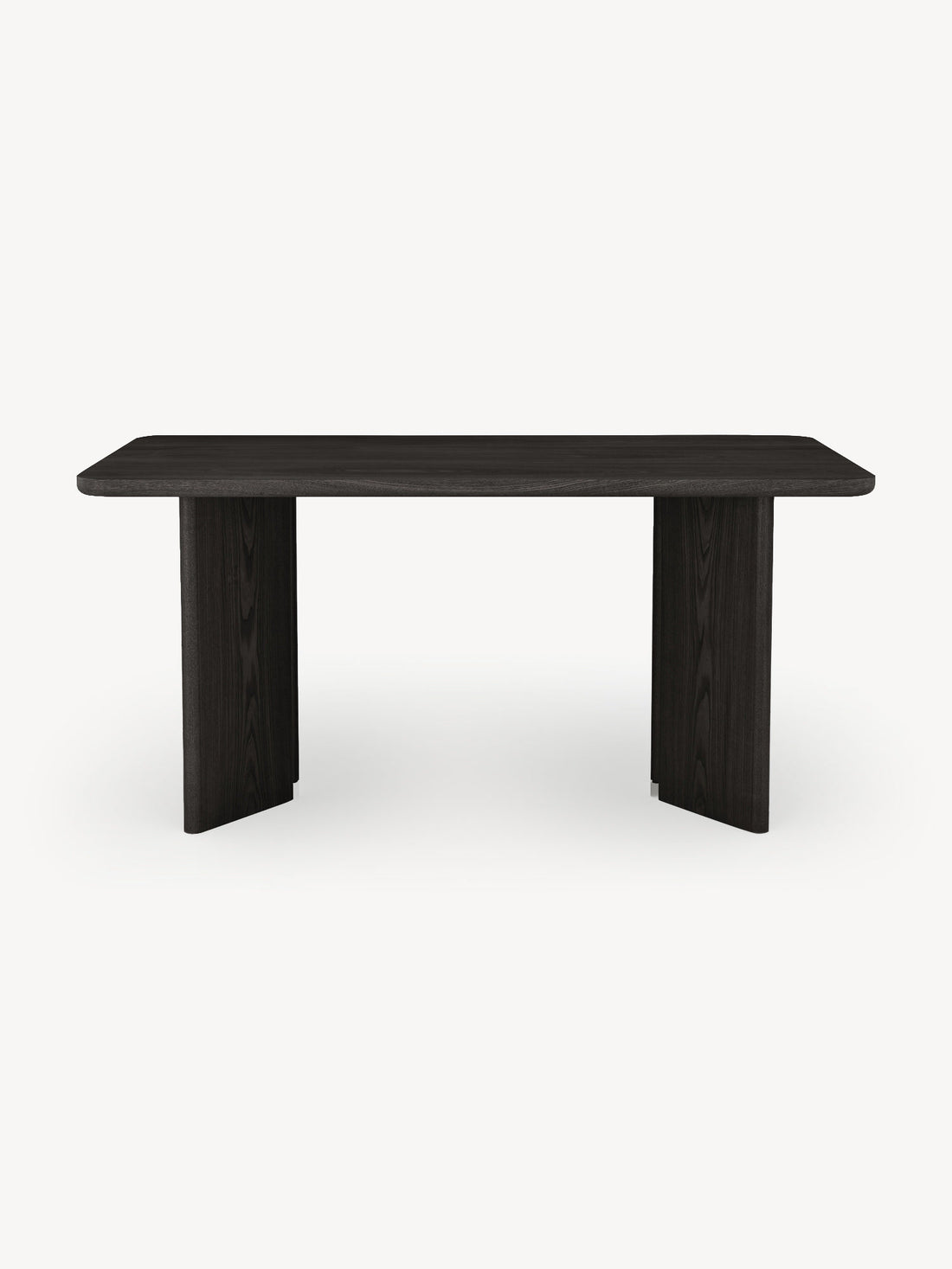 Mesa de Comedor Oslo Negro Vista Frontal