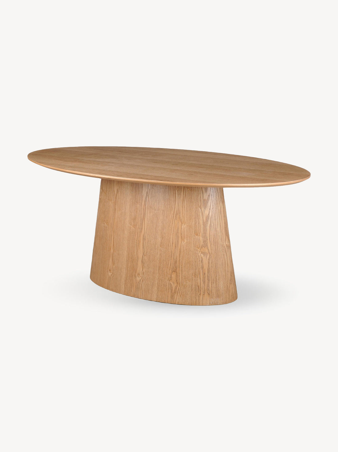Mesa de Comedor Tokio Natural 180cm Vista en Perspectiva desde Arriba