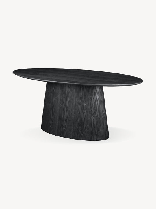 Mesa de Comedor Tokio Negro 180cm Vista en Perspectiva