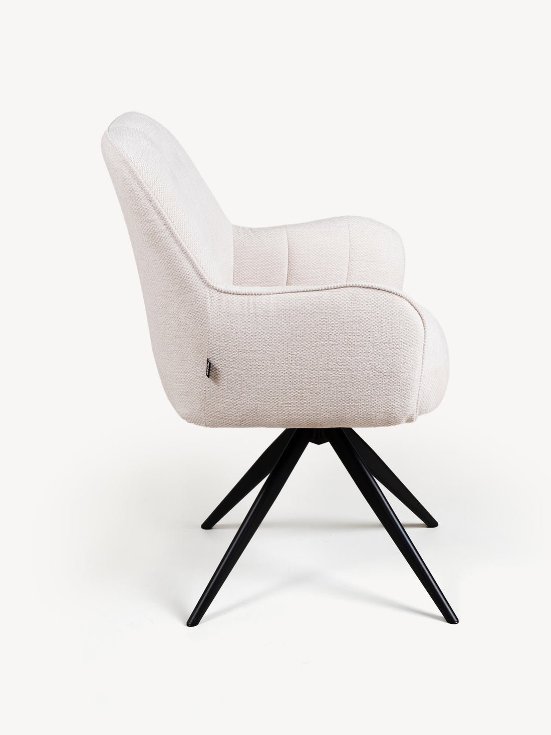 Silla Amsterdam Beige Vista Lateral
