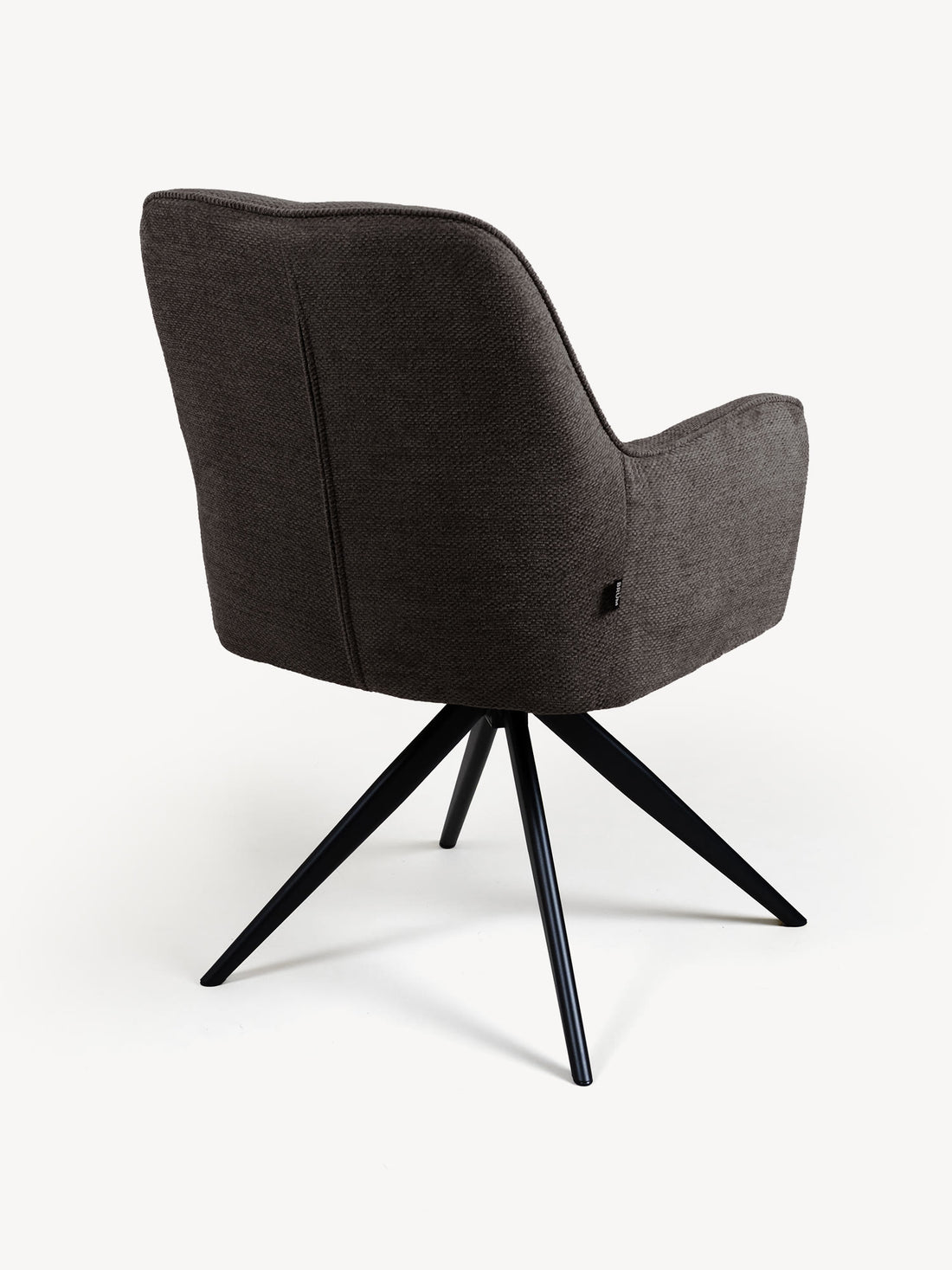 Silla Amsterdam Gris Oxford Vista en Perspectiva Trasera