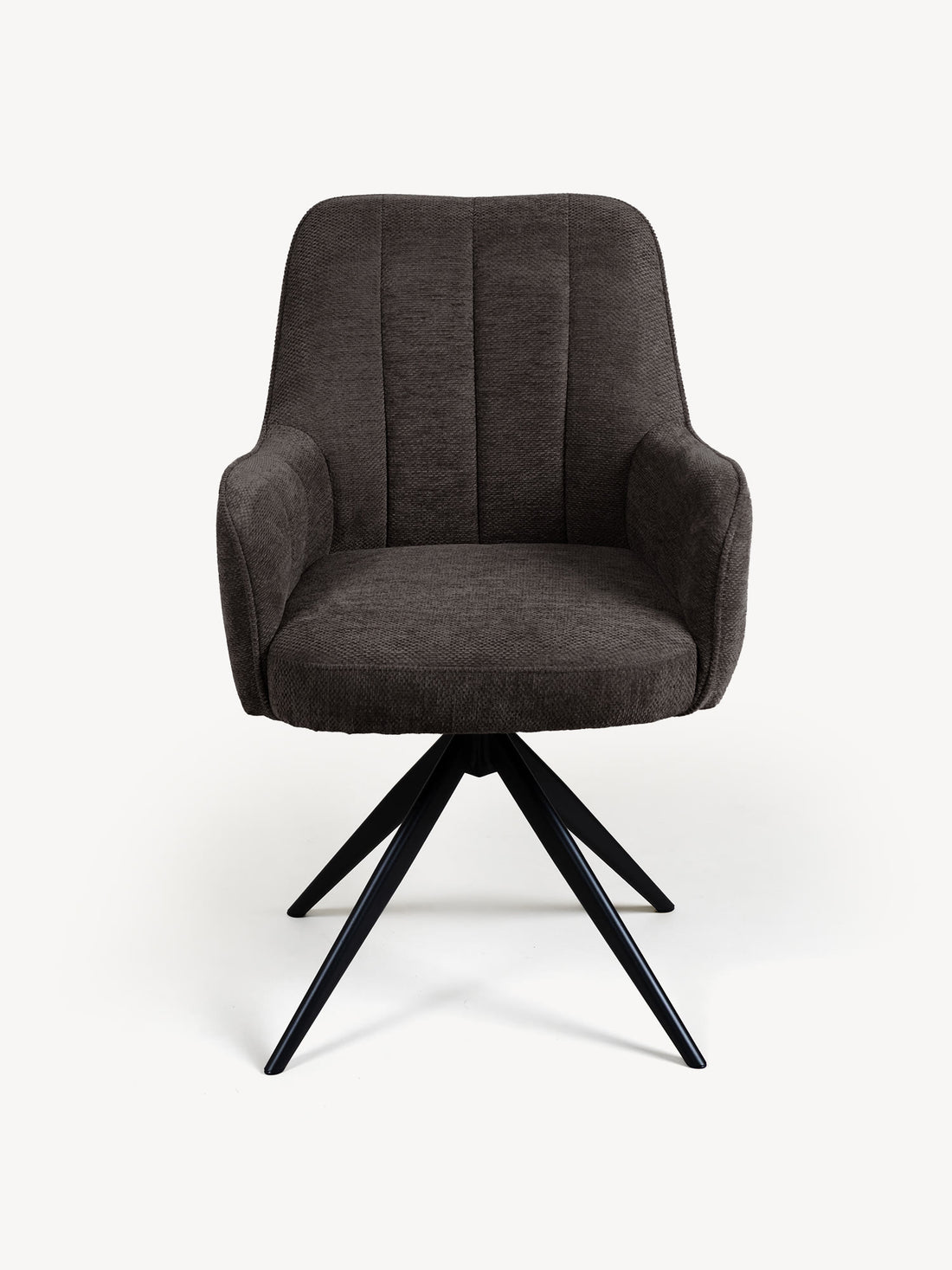 Silla Amsterdam Gris Oxford Vista Frontal
