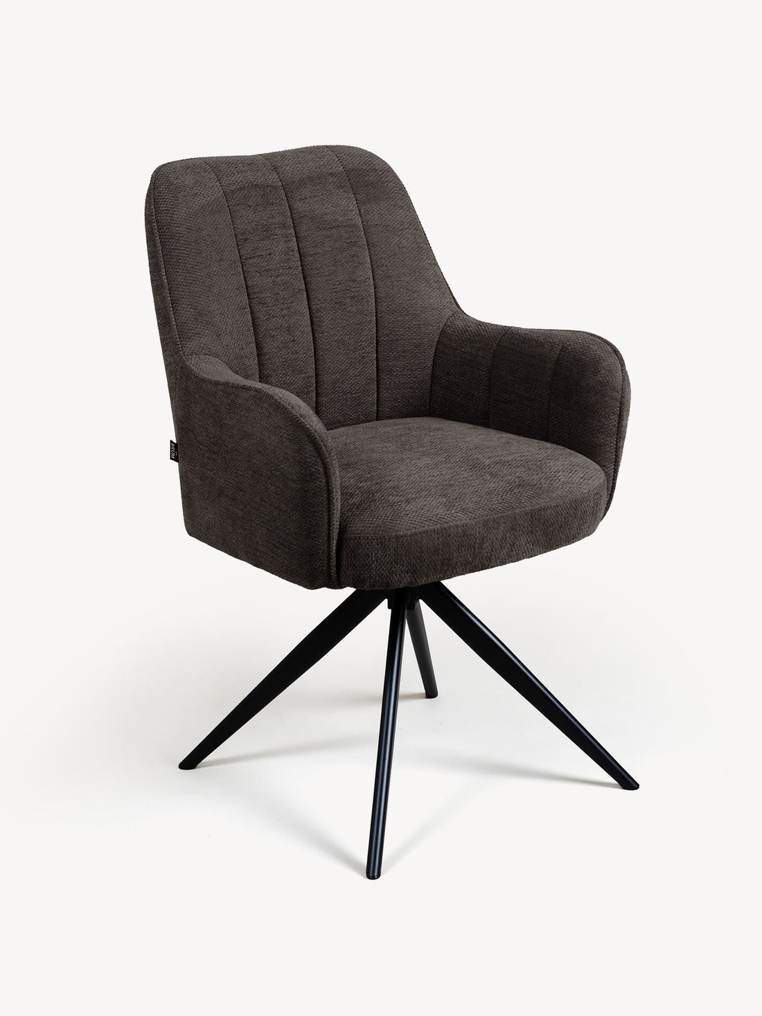 Silla Amsterdam Gris Oxford Vista en Perspectiva